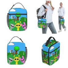Kawaii Cartoon Incredibox Sprunki Insulated Lunch Bag Kawaii Cartoon Incredibox Sprunki Insulated Lunch Bag