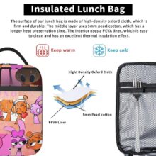 Kawaii Cartoon Incredibox Sprunki Insulated Lunch Bag Kawaii Cartoon Incredibox Sprunki Insulated Lunch Bag