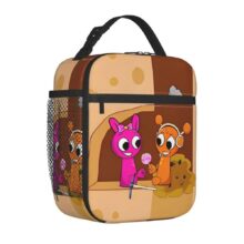 Kawaii Cartoon Incredibox Sprunki Insulated Lunch Bag Kawaii Cartoon Incredibox Sprunki Insulated Lunch Bag