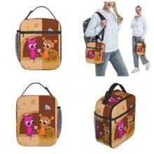 Kawaii Cartoon Incredibox Sprunki Insulated Lunch Bag Kawaii Cartoon Incredibox Sprunki Insulated Lunch Bag