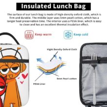 Kawaii Cartoon Incredibox Sprunki Insulated Lunch Bag Kawaii Cartoon Incredibox Sprunki Insulated Lunch Bag