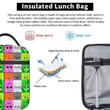 Kawaii Cartoon Incredibox Sprunki Insulated Lunch Bag Kawaii Cartoon Incredibox Sprunki Insulated Lunch Bag