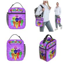 Kawaii Cartoon Incredibox Sprunki Insulated Lunch Bag Kawaii Cartoon Incredibox Sprunki Insulated Lunch Bag