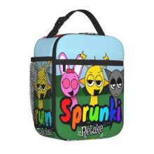 Kawaii Cartoon Incredibox Sprunki Insulated Lunch Bag Kawaii Cartoon Incredibox Sprunki Insulated Lunch Bag
