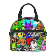 Incredibox Sprunki Orange Head Insulated Lunch Bag With Adjustable Shoulder Strap Funny Game Food Bag Thermal Cooler Bento Box Incredibox Sprunki Orange Head Insulated Lunch Bag With Adjustable Shoulder Strap Funny Game Food Bag Thermal Cooler Bento Box