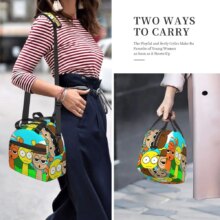 Incredibox Sprunki Orange Head Insulated Lunch Bag With Adjustable Shoulder Strap Funny Game Food Bag Thermal Cooler Bento Box Incredibox Sprunki Orange Head Insulated Lunch Bag With Adjustable Shoulder Strap Funny Game Food Bag Thermal Cooler Bento Box