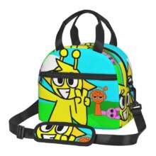Incredibox Sprunki Orange Head Insulated Lunch Bag With Adjustable Shoulder Strap Funny Game Food Bag Thermal Cooler Bento Box Incredibox Sprunki Orange Head Insulated Lunch Bag With Adjustable Shoulder Strap Funny Game Food Bag Thermal Cooler Bento Box