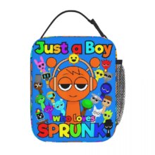 Sprunki Printed Leakproof Insulated Kawaii Lunch Bag Sprunki Printed Leakproof Insulated Kawaii Lunch Bag