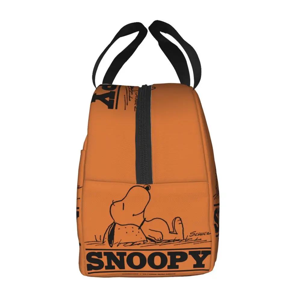 Kawaii Cartoon Sleeping Snoopy Lunch Bag