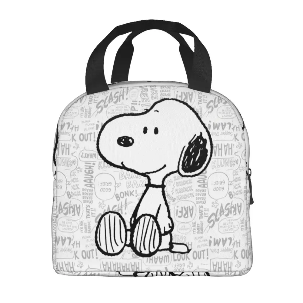 Kawaii Cartoon Peanuts Snoopy Lunch Bag