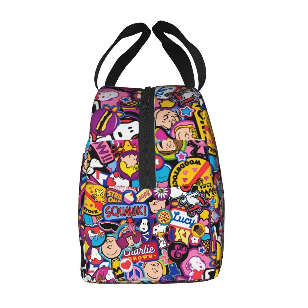 Kawaii Cartoon Peanuts Character Lunch Bag
