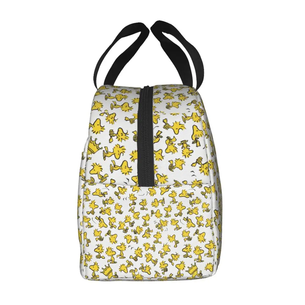 Kawaii Cartoon Peanuts Woodstock Pattern Lunch Bag