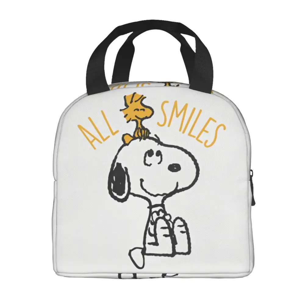 Kawaii Cartoon Snoopy With Woodstock Lunch Bag
