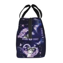 Sanrio Kawaii Cartoon Kuromi Insulated Lunch Bag Sanrio Kawaii Cartoon Kuromi Insulated Lunch Bag