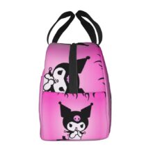 Sanrio Kawaii Cartoon Kuromi Insulated Lunch Bag Sanrio Kawaii Cartoon Kuromi Insulated Lunch Bag