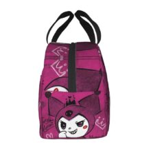 Sanrio Kawaii Cartoon Kuromi Insulated Lunch Bag Sanrio Kawaii Cartoon Kuromi Insulated Lunch Bag