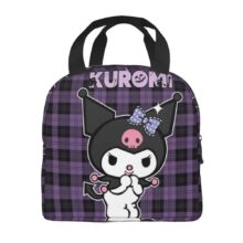 Sanrio Kawaii Cartoon Kuromi Insulated Lunch Bag Sanrio Kawaii Cartoon Kuromi Insulated Lunch Bag