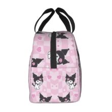 Sanrio Kawaii Cartoon Kuromi Insulated Lunch Bag Sanrio Kawaii Cartoon Kuromi Insulated Lunch Bag