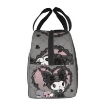 Sanrio Kawaii Cartoon Kuromi Insulated Lunch Bag Sanrio Kawaii Cartoon Kuromi Insulated Lunch Bag