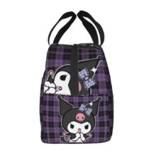 Sanrio Kawaii Cartoon Kuromi Insulated Lunch Bag Sanrio Kawaii Cartoon Kuromi Insulated Lunch Bag