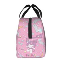 Sanrio Kawaii Cartoon Kuromi Insulated Lunch Bag Sanrio Kawaii Cartoon Kuromi Insulated Lunch Bag