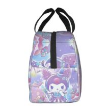 Sanrio Kawaii Cartoon Kuromi Insulated Lunch Bag Sanrio Kawaii Cartoon Kuromi Insulated Lunch Bag