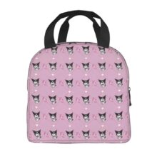 Sanrio Kawaii Cartoon Kuromi Insulated Lunch Bag Sanrio Kawaii Cartoon Kuromi Insulated Lunch Bag