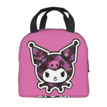 Sanrio Kawaii Cartoon Kuromi Insulated Lunch Bag Sanrio Kawaii Cartoon Kuromi Insulated Lunch Bag