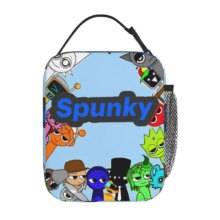 Kawaii Sprunki Insulated Lunch Bag For Student Kawaii Sprunki Insulated Lunch Bag For Student