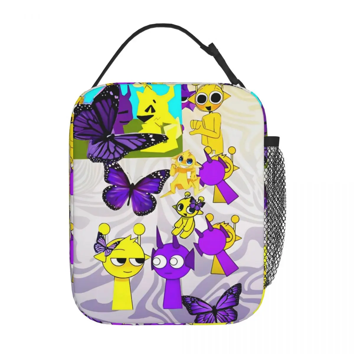  Kawaii Sprunki Simon And Durple Insulated Lunch Bag