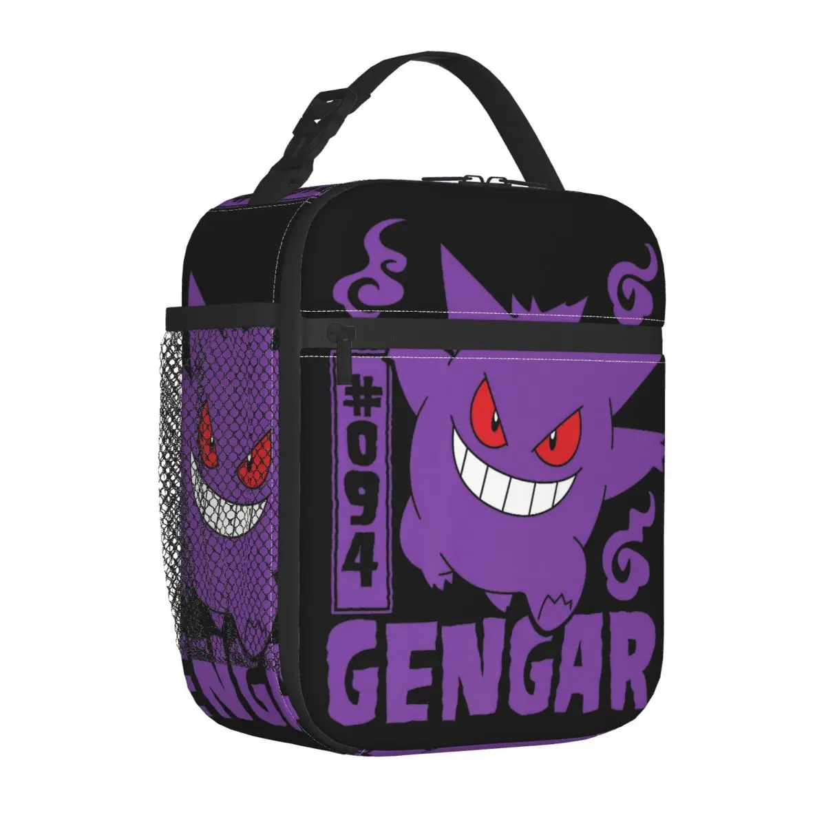 Kawaii Anime Pokemon Gengar Insulated Lunch Bag