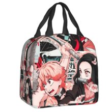 Kawaii Demon Slayer Nezuko Kamado And Zenitsu Agatsuma Lunch Bag Kawaii Demon Slayer Nezuko Kamado And Zenitsu Agatsuma Lunch Bag