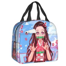 Kawaii Demon Slayer Nezuko Kamado Lunch Bag Kawaii Demon Slayer Nezuko Kamado Lunch Bag