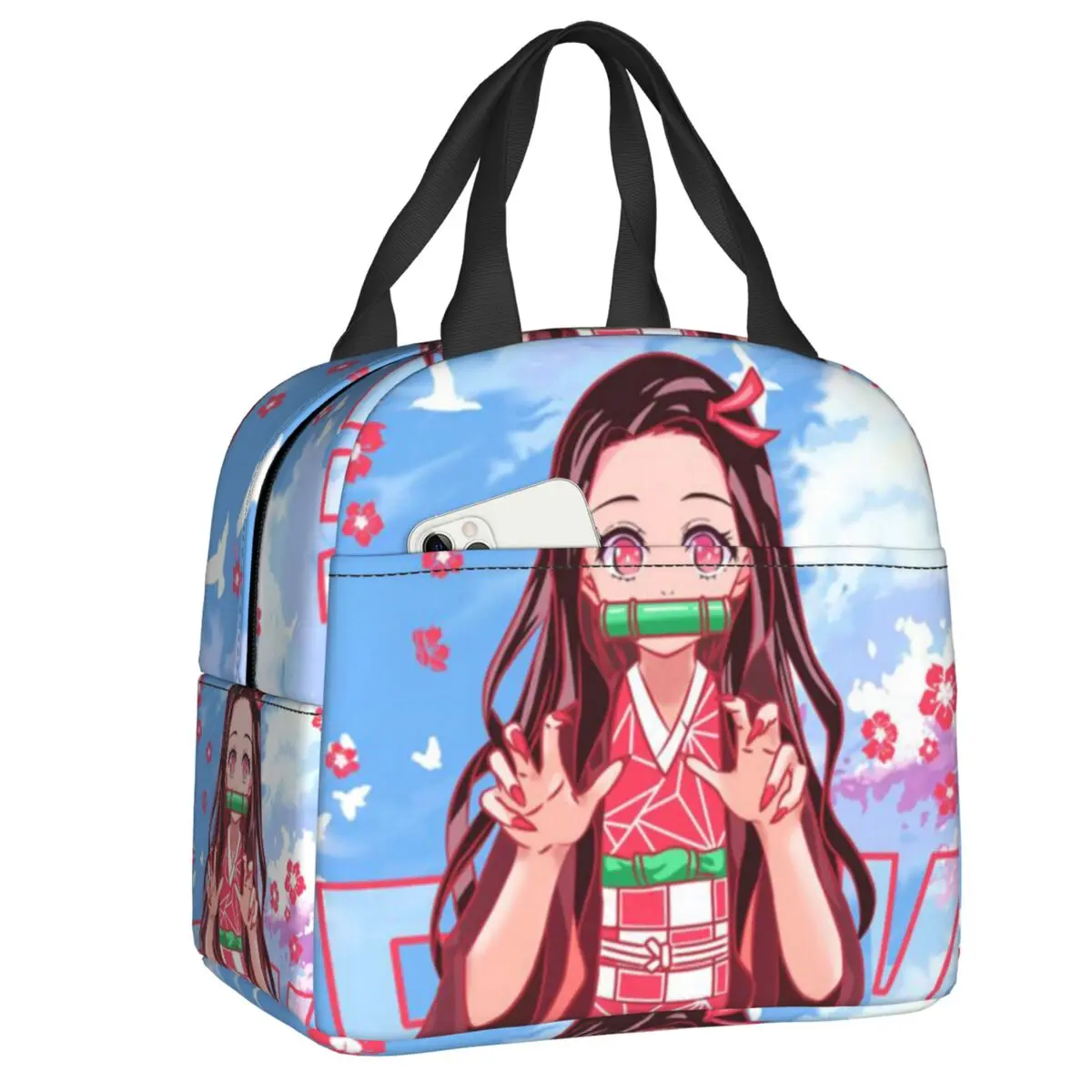 Kawaii Demon Slayer Nezuko Kamado Lunch Bag