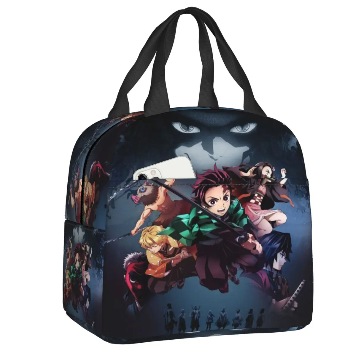 Kawaii Demon Slayer Character Lunch Bag