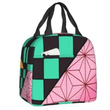 Kawaii Demon Slayer Nezuko Kamado And Tanjiro Kamado Pattern Lunch Bag Kawaii Demon Slayer Nezuko Kamado And Tanjiro Kamado Pattern Lunch Bag