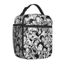 Kawaii Anime One Piece Monkey D. Luffy Insulated Lunch Bag Kawaii Anime One Piece Monkey D. Luffy Insulated Lunch Bag