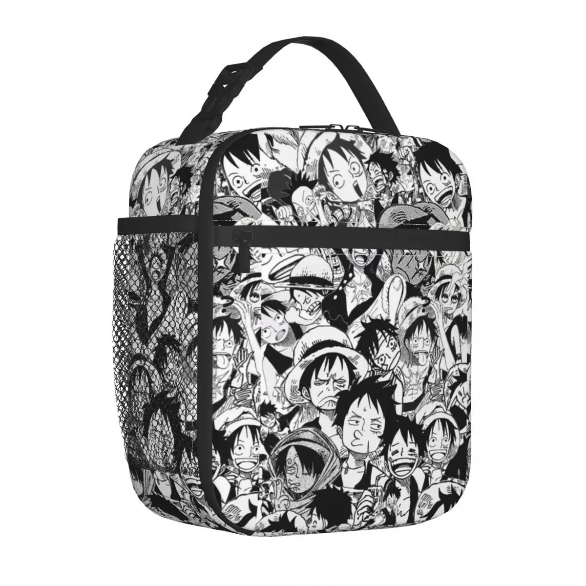 Kawaii Anime One Piece Monkey D. Luffy Insulated Lunch Bag