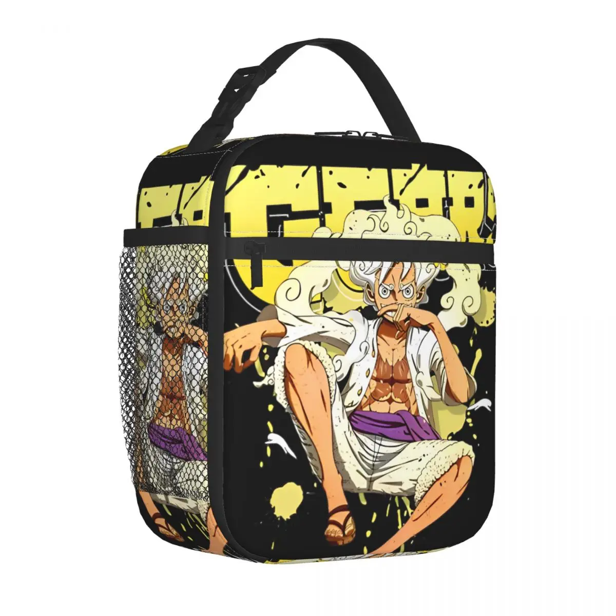 Kawaii One Piece Gear 5 Monkey D. Luffy Insulated Lunch Bag