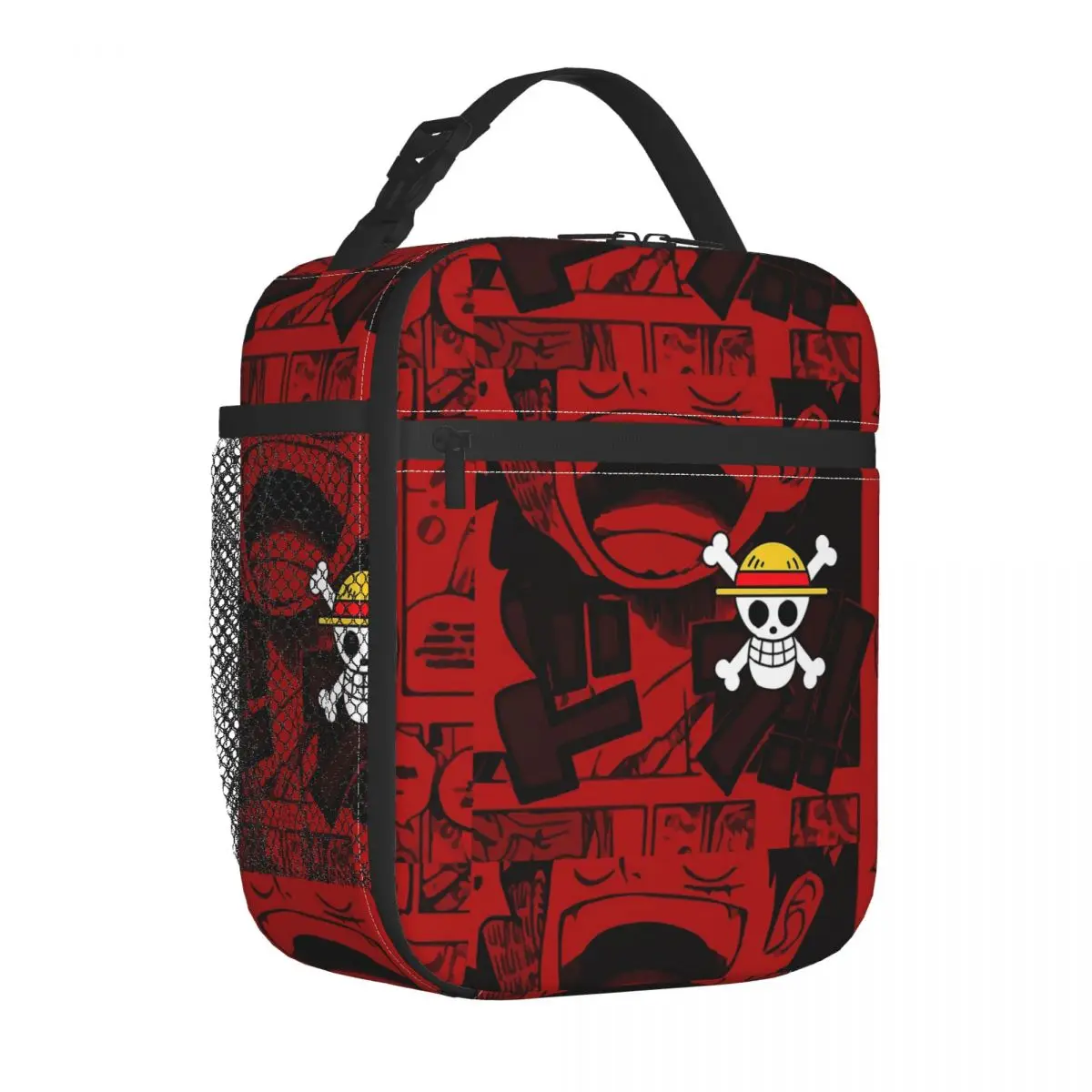 Kawaii One Piece Anime Straw Hat Skull Lunch Bag