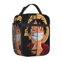Kawaii One Piece Monkey D. Luffy Anime Insulated Lunch Bag Kawaii One Piece Monkey D. Luffy Anime Insulated Lunch Bag