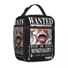 Kawaii Anime One Piece Monkey D. Luffy Lunch Bag Kawaii Anime One Piece Monkey D. Luffy Lunch Bag