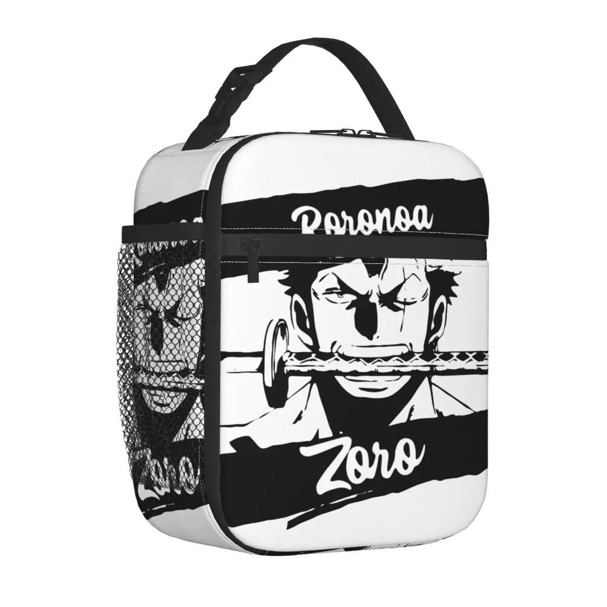 Kawaii Anime One Piece Roronoa Zoro Insulated Lunch Bag