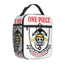Kawaii Anime One Piece Straw Hat Pirates Insulated Lunch Bag Kawaii Anime One Piece Straw Hat Pirates Insulated Lunch Bag