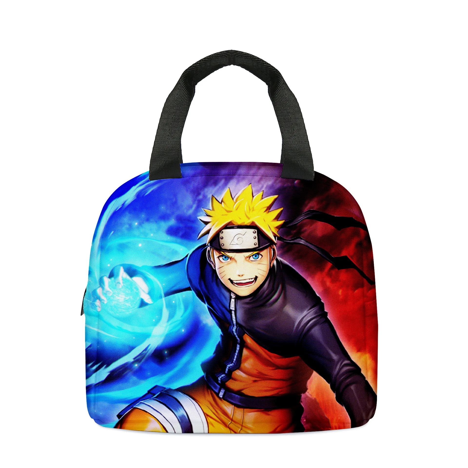 Kawaii Anime Naruto Uzumaki Insulated Lunch Bag