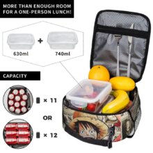Monkey D. Luffy Anime One Piece Insulated Lunch Bag Leakproof Meal Container Cooler Bag Tote Lunch Box Office Travel Girl Boy Monkey D. Luffy Anime One Piece Insulated Lunch Bag Leakproof Meal Container Cooler Bag Tote Lunch Box Office Travel Girl Boy