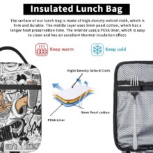 Monkey D. Luffy Anime One Piece Insulated Lunch Bag Leakproof Meal Container Cooler Bag Tote Lunch Box Office Travel Girl Boy Monkey D. Luffy Anime One Piece Insulated Lunch Bag Leakproof Meal Container Cooler Bag Tote Lunch Box Office Travel Girl Boy