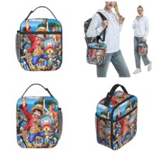 Monkey D. Luffy Anime One Piece Insulated Lunch Bag Leakproof Meal Container Cooler Bag Tote Lunch Box Office Travel Girl Boy Monkey D. Luffy Anime One Piece Insulated Lunch Bag Leakproof Meal Container Cooler Bag Tote Lunch Box Office Travel Girl Boy