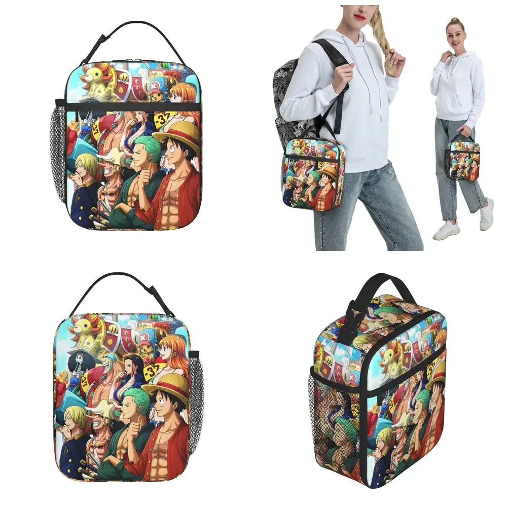 Anime Kawaii One Piece Thousand Sunny Insulated Lunch Bag
