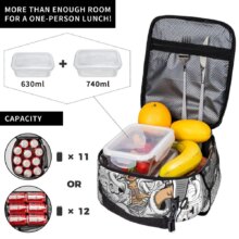 Monkey D. Luffy Anime One Piece Insulated Lunch Bag Leakproof Meal Container Cooler Bag Tote Lunch Box Office Travel Girl Boy Monkey D. Luffy Anime One Piece Insulated Lunch Bag Leakproof Meal Container Cooler Bag Tote Lunch Box Office Travel Girl Boy